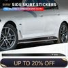 For BMW 2pc Car Side Skirt Sill Carbon Fibre Body Protection Stickes For BMW M M3 M5 M6 X3 E46 E90 E39 F10 F20 F30 G20 E60 E36 E