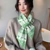 Jacquard Winter Knitted Scarves Deer Woolen Neckerchiefs Cute Women Scarf  New Year Gift