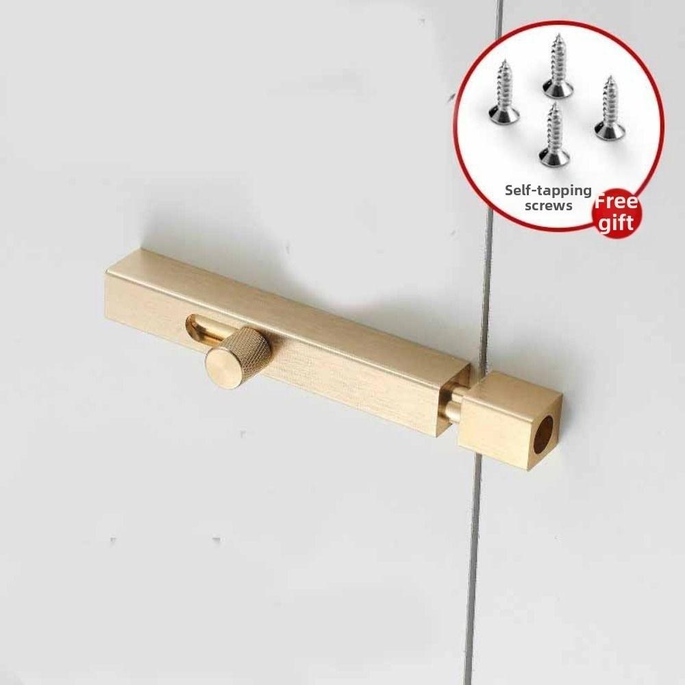 Aluminum Zinc Zinc Alloy Door Buckle Hasp 3/4 Inch Door Lock Buckle Door Bolts Catch Lock Furniture Hardware