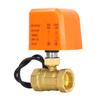 DN25 2 Way 2 Wire Electric Ball Valve Normally Closed Brass Universal Ball Valve DC12?24V