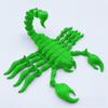 3D-печатная фигурка скорпиона, подвижные суставы, красочная фигурка скорпиона, шарнирная модель животного, игрушка-фиджет, украшение для рабочего стола, орнамент