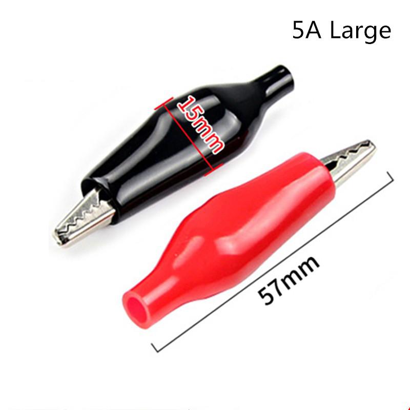 Электрические зажимы типа "крокодил" Зажимы для автомобильного аккумулятора Для автомобильного измерительного щупа Разъем-зажим "крокодил" Электрические инструменты для DIY