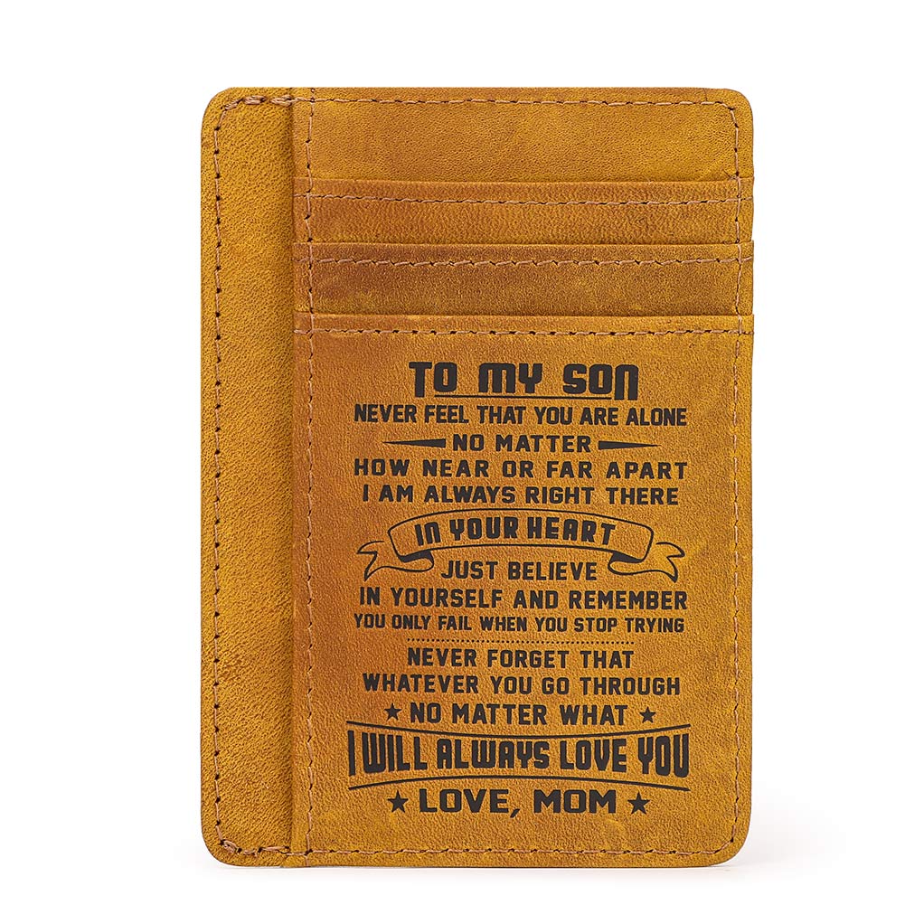 Humerpaul Упаковка для кредитной карты из натуральной кожи, подарок сыну, подарочная упаковка.