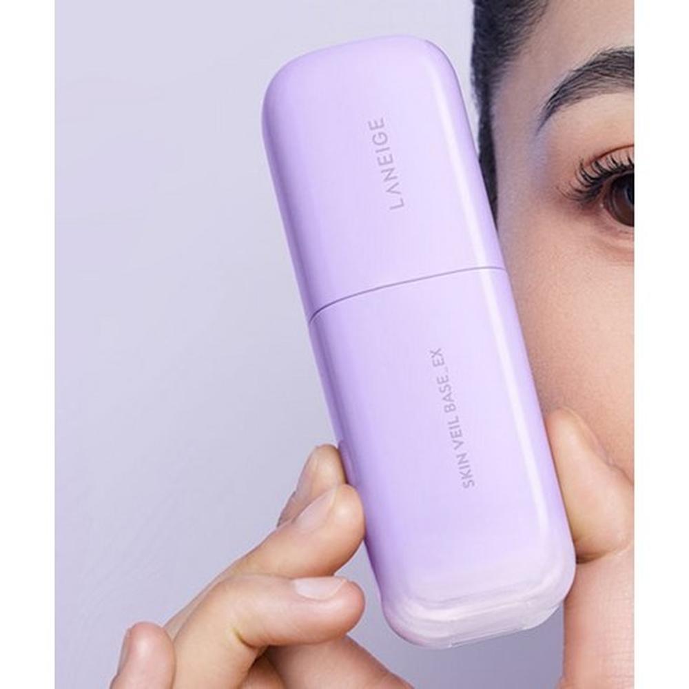Laneige Skin Veil Base EX SPF28 PA++ Tone-Up Makeup Base 30ml, 40 Pure Violet – Tone-Up Primer, Colour Correcting, Korean
