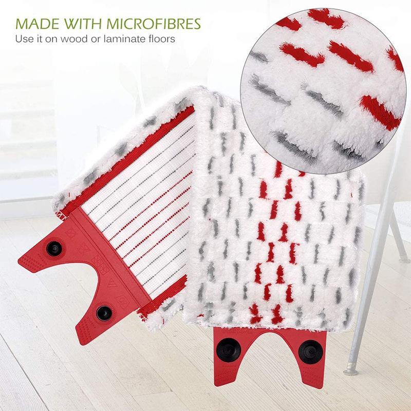 2 шт. Сменные насадки из микрофибры для швабры Vileda UltraMax/UltraMaT 2-в-1 Microfibre EasyWring Flat Mop
