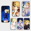 Чехол для телефона L-Love live-Аясе Эли для Samsung S26,S25,S24,S23,S22,S21,S20,Ultra,Plus,FE Черный Мягкий Чехол