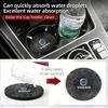 cujgl8 2PCS Car Felt Material Coasters Water Cup Holder Mat Trimmmable For Volvo AWD C30 C70 S60 S80 V60 V70 V90 XC40 XC60 XC70 XC90