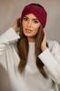 Women' Winter Fluffy Headband Burgundy Kamea - Yoshi