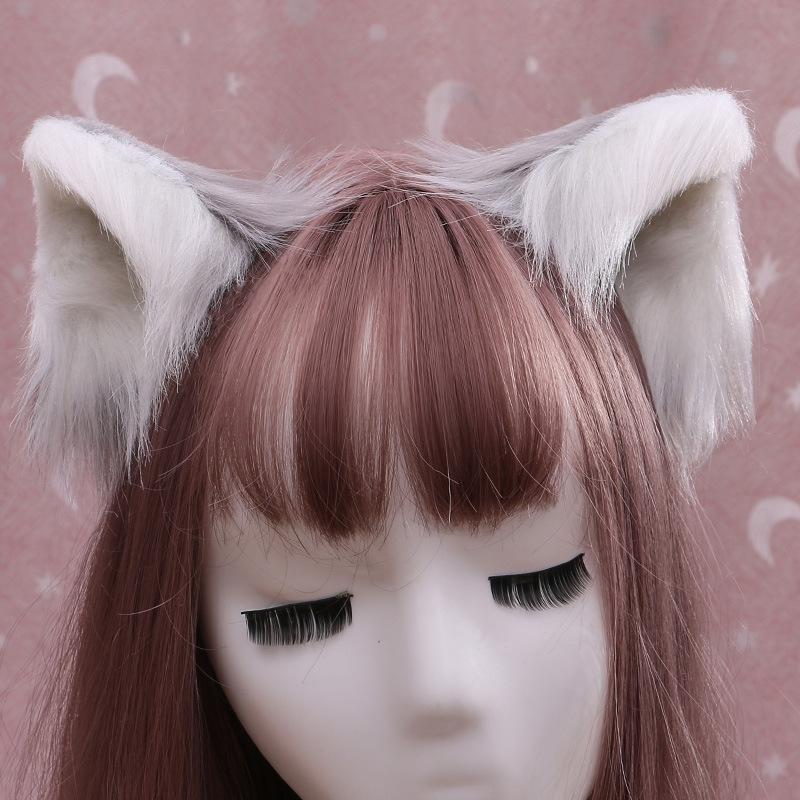 Cat Ears Anime Lolita Hair Accessories Ears Cosplay Kawaii Wig Gothic Headdress Lolita Accessories  Cat Ears Head Band