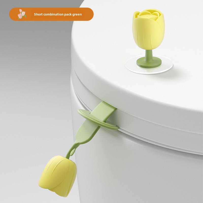 Креативная ручка-подъемник крышки унитаза с защитой от грязи