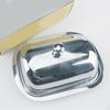 Butter Dish Dessert Plate Sturdy with Lid Multifunctional Container Cheese Keeper for