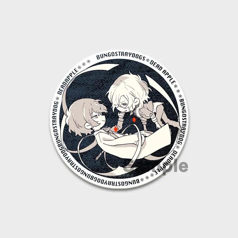 32/44/58MM Аниме значки на лацкан, милые мультяшные броши, значок для сумки шляпы, ювелирные подарки, Накадзима Дазай Осаму Накахара Чуя