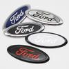 AJK1 17.5cm Car Front Rear Badge Emblem Replacement For Ford Edge Escape Fiesta Transit Ranger Roush Fusion Focus Tuning Accessory