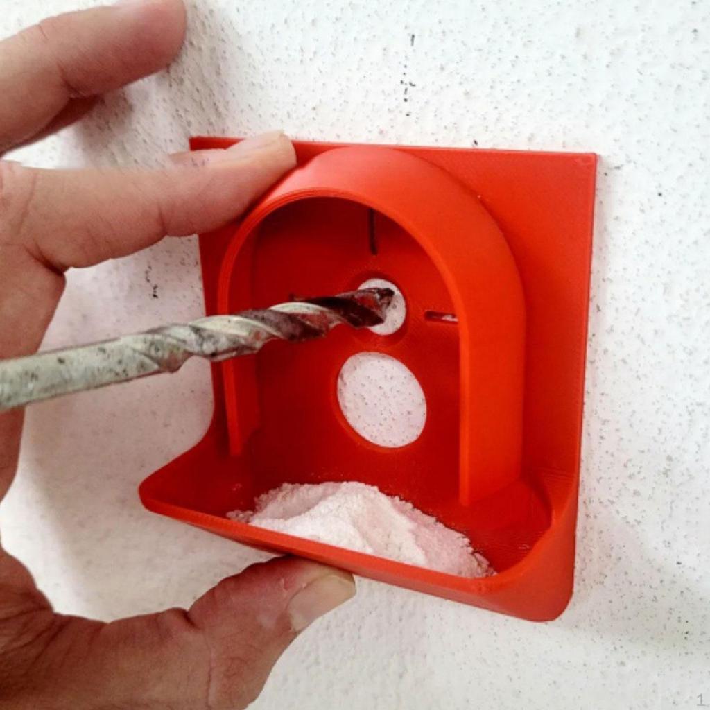 Drill Dust Collector Box Bowl Device Keeps Floors Clean Catcher Collection