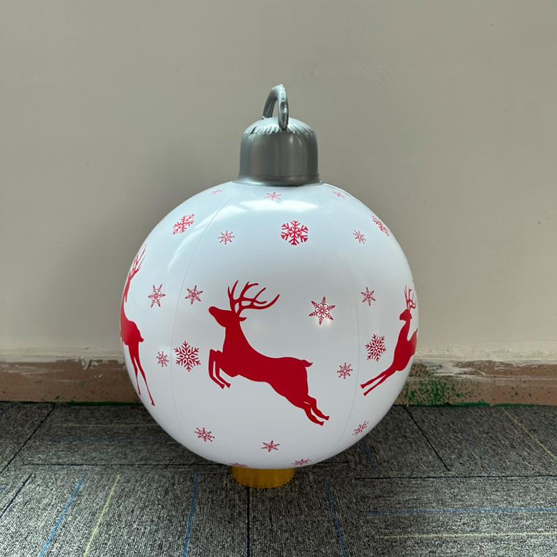 1 шт. Рождественские елочные украшения 40 см/60 см надувной украшенный шар гигантские большие шары