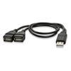 Универсальный USB 3.0 2.0 Male To Dual USB 3.0 Female Jack Splitter 2 Port USB Hub Data Cable Adapter Cord For Laptop Computer