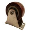 Red Polyurethane Swivel Caster Wheel for Furniture (Light-Duty)