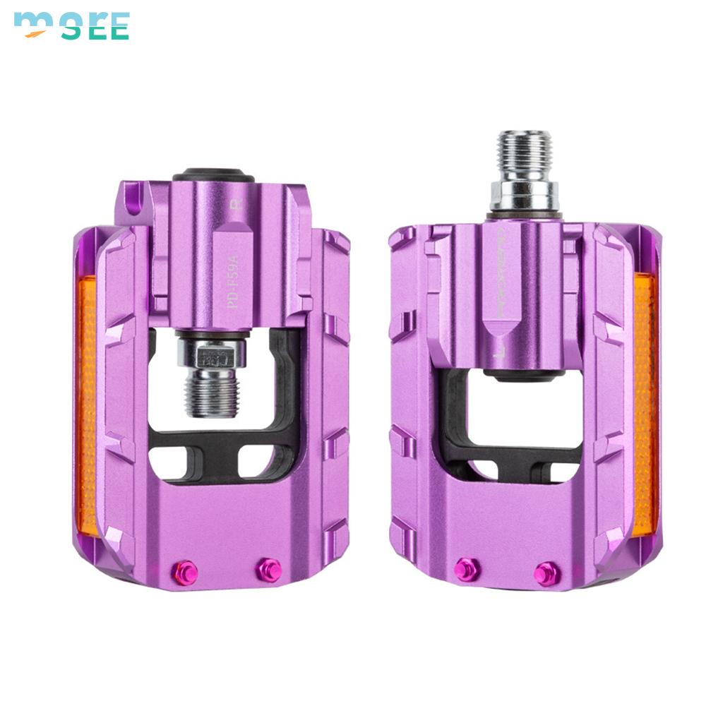 SeeMore Aluminum Bicycle Pedal Easy Push Like Dahon Folding Bike Pedal Road Bicycles Ultralight Mountain Bike Foldable Pedals