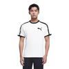 Puma Футболка с коротким рукавом и круглым вырезом Ringer T7 Мужские топы 639191-02