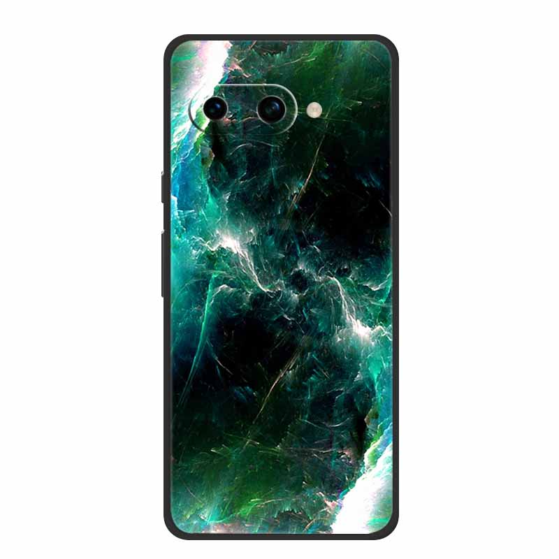 Для Google Pixel 9A Задняя крышка Чехол 9 A Чехол для телефона Черный Силиконовый Мягкий Coque Для Google Pixel 9a Чехол для телефона 6.3" Funda Оболочка