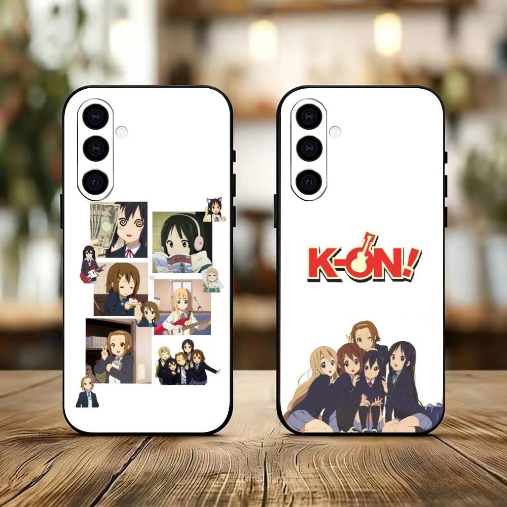 Чехол для телефона A-Amine K-ON для Samsung Galaxy A73, A72, A71, A70, A53, A52, A51, Мягкий силиконовый черный чехол