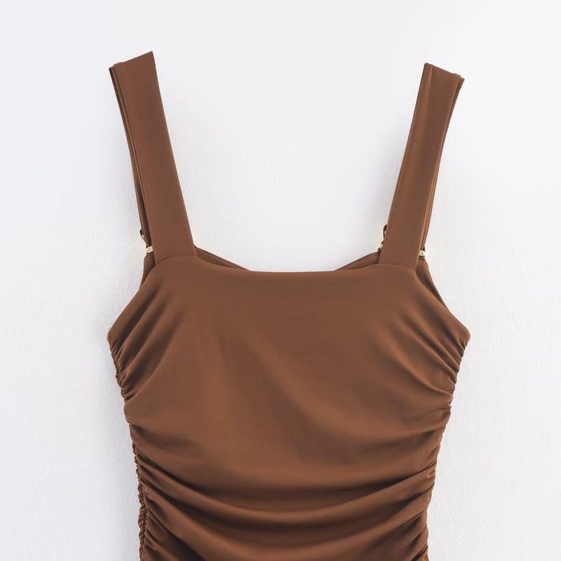 Kaslead New Women Clothes Western Style Fashion Shell Slim Fit Temperament Dress 1026158