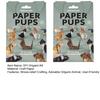DIY Origami Animal Kit Cute Paper Kitten Origami Set 3D Dog Cat Dinosaur Paper Craft Kit for Teens Adults Stress-Relief Desktop Decoration