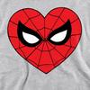 Spider-Man Unisex Adult Heart Sweatshirt