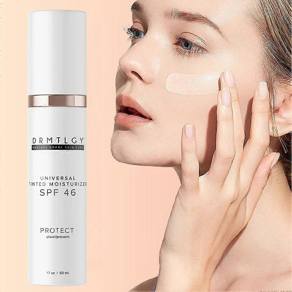 50 мл DRMTLGY Антивозрастной крем-солнцезащита для лица «Все в 1» SPF46