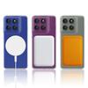 Для Motorola Edge 70 5G Прозрачный Магнитный Чехол для Телефона ТПУ + Акриловая Задняя Крышка