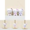 Leopard Plush Cute Print Cat Keychain Soft Toy Doll Bag Charm Kids For