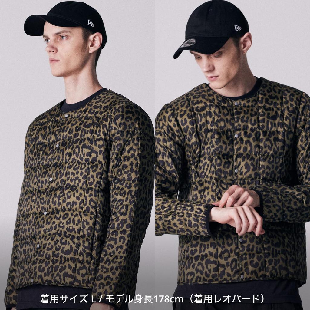 TAION Базовая куртка-пуховик с круглым вырезом и пуговицами, мужская (ТАИОН-104)