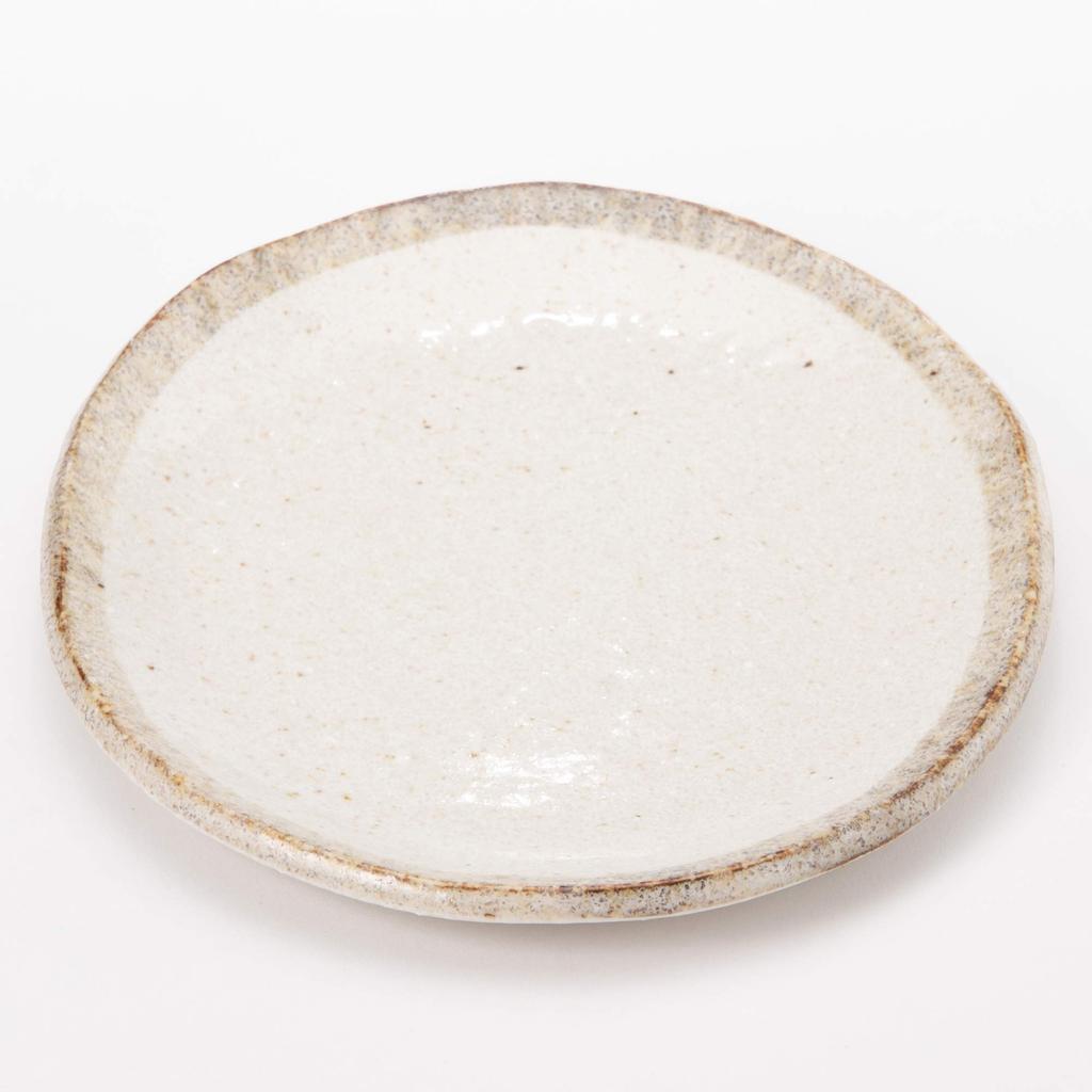 Mino Ware Белая овальная тарелка Карацу (Маленький) К72066