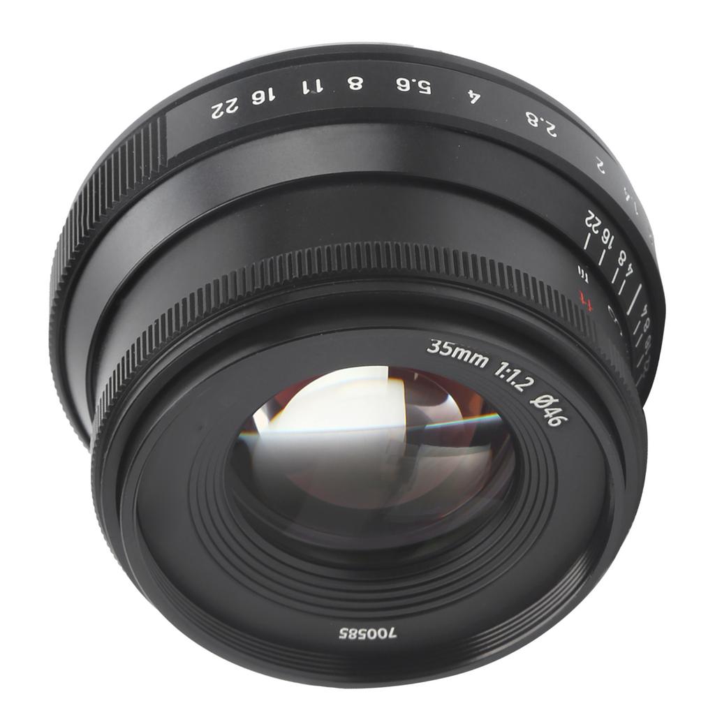 7Artisans 35mm F1.2 II Large Aperture Lens for Fujifilm XT4XS10XT3XT30 FX Camera