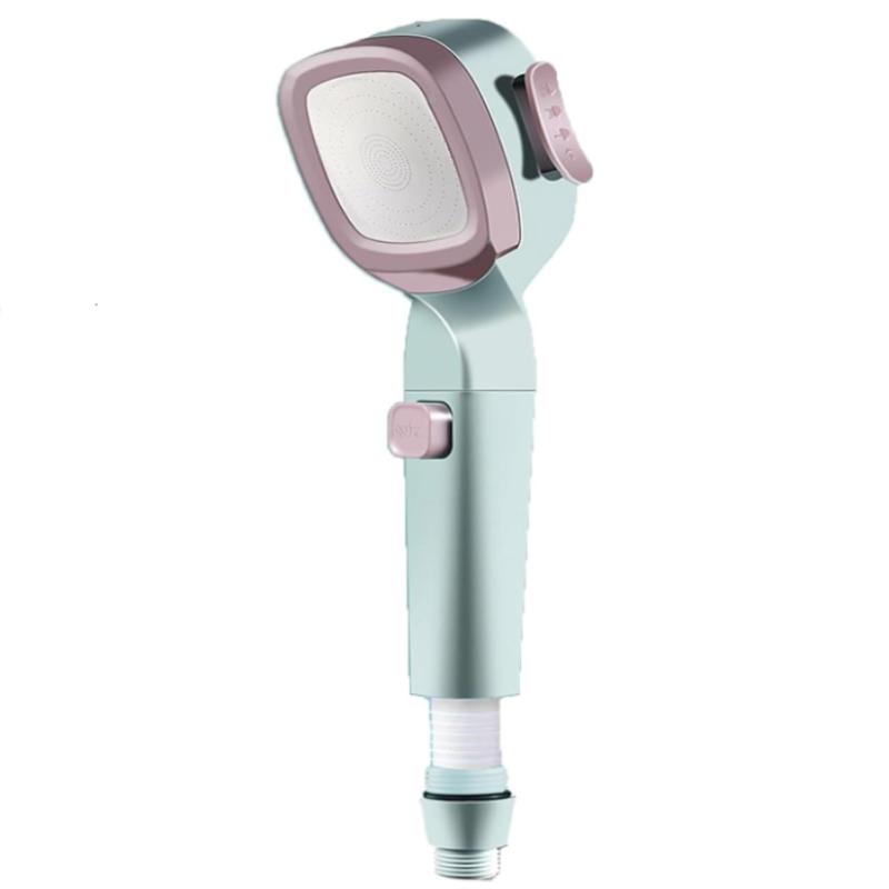 4-режимная ручная насадка для душа под давлением с переключателем паузы, встроенная мощная смывка