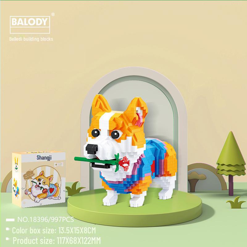 Игрушки-конструкторы Husky & Schnauzer - Милый набор для сборки собак для детей