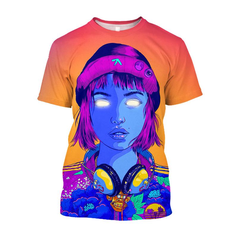 3D Digital Flipper Zero Hacker Cyberpunk Printes T Shirt Kid Cool Fashion Tee Shirts