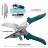 Miter Wire Cover Adjustable Hand Tool for and Shaping Balsa Wood and Includes 1 Replacement Blade and Sheath O'Shine Scissors, Multi-Angle Cutter,