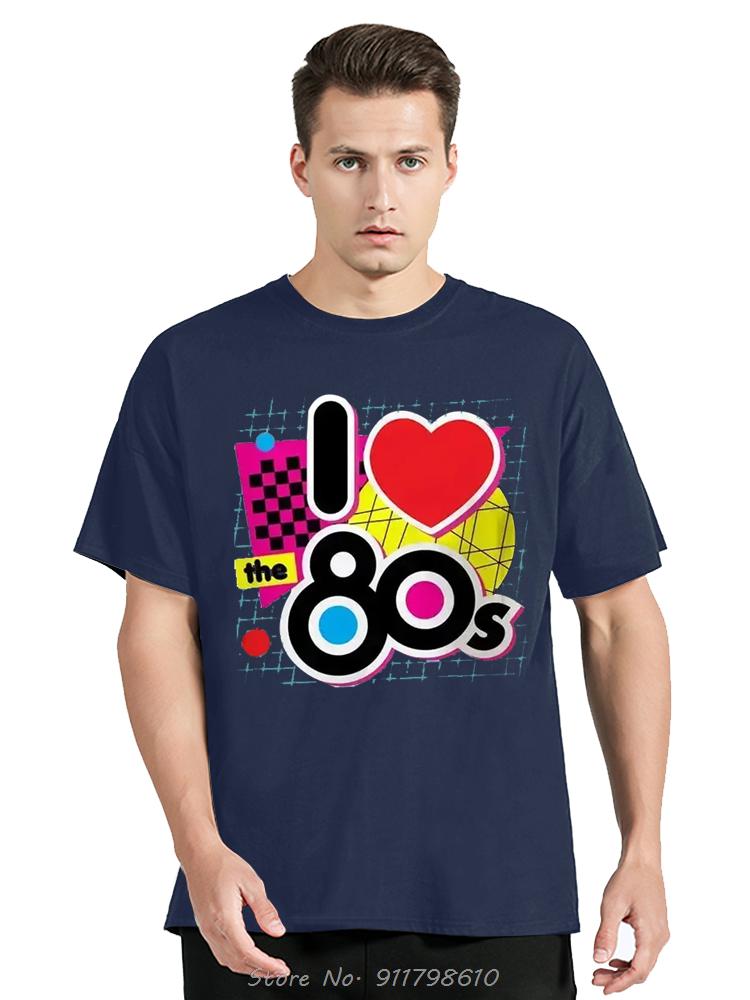 Summer T-shirt Retro Dresses 80 Nostalgic 1980 Years Short Sleeve Oversized Tshirt Unisex O-Neck Tshirtunisex Clothing