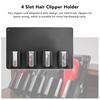 Держатель для машинки для стрижки волос 4 слота предотвращает скольжение стойка для хранения парикмахерской машинки для стрижки волос для парикмахерской