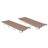 Кровать для кемпинга - vidaXL - 2 шт. - Ткань Оксфорд 600D - Сталь - 180x60x19 см