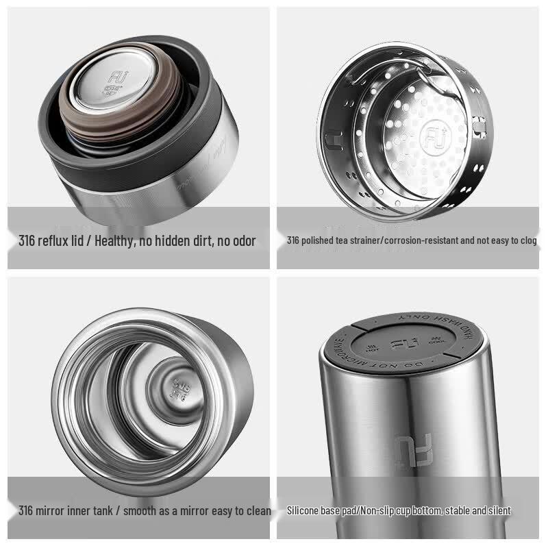 Fuguang FU+ 316 Stainless Steel Insulated Bottle with Tea Infuser