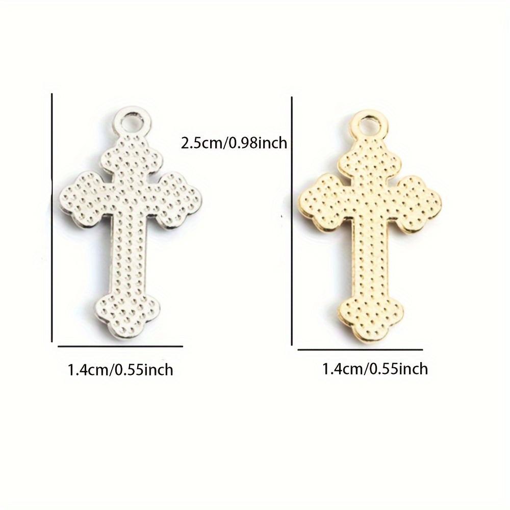 10/20/30 шт. Цветной масляный крест-капля из сплава, подвеска из сплава в форме креста, сделай сам, браслет, ожерелье, серьги, брелок, цепочка для ног