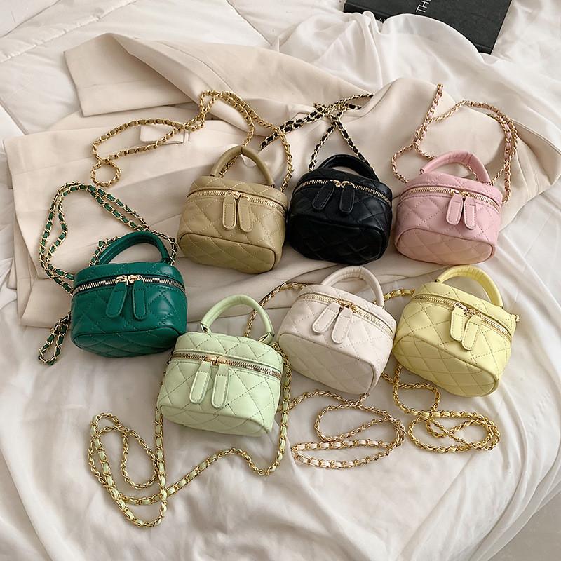 Stylish Mini Cartoon Shoulder Bag For Women Chic Chain Box Crossbody