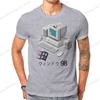 Windows 95 Computer System Accessories Vaporwave Retro T Shirt Graphic Unisex Tees Summer Clothing Cotton Crewneck Tshirt