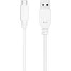 USB 2.0 Cable - NANO CABLE - 10.01.2101-L150 - 1.5 M - 3A Fast Charge - USB-C/M-A/M