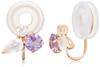 Wisp K10 Pink Gold Earrings Rose Light Blue Moonstone [WISP] Quartz, Amethyst, (DERWP22779)