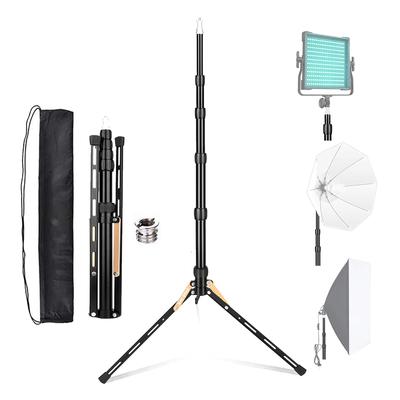Say good Light Stand Профессиональная стойка для фотосъемки для кольцевого освещения Легкий держатель для вспышки Штатив 5 ярусов Телескопический Длина хранения 48 см