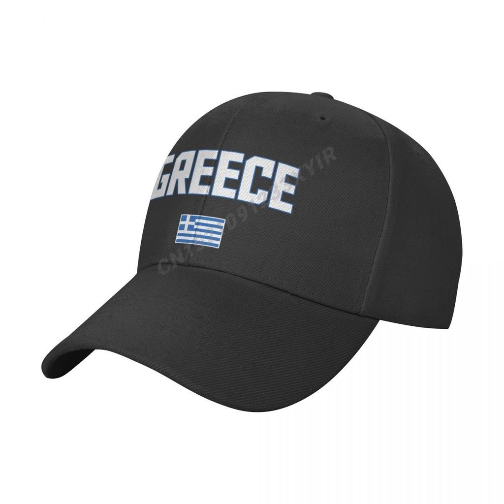 Baseball Cap Greece Flag Wild Sun Shade Peaked Adjustable Caps for Unisex Women Print