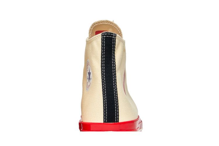 Converse Chuck Taylor All Star 70 Hi Comme des Garcons PLAY Белый Красный